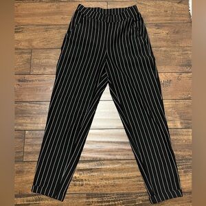 H&M Elastic Pull-on Stripe Pants Size XS